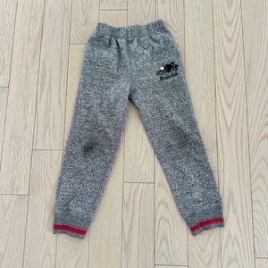 ♥️Roots Kids Gray Joggers with Red Accents Unisex